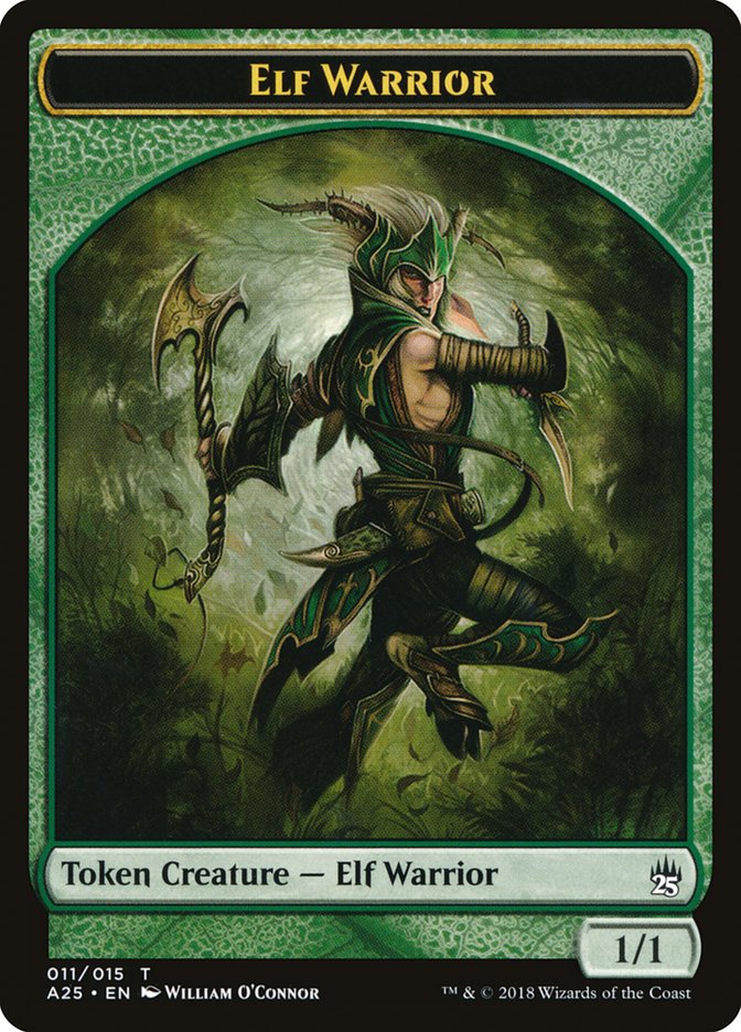 Elf Warrior [Masters 25 Tokens] | Game Haven TX