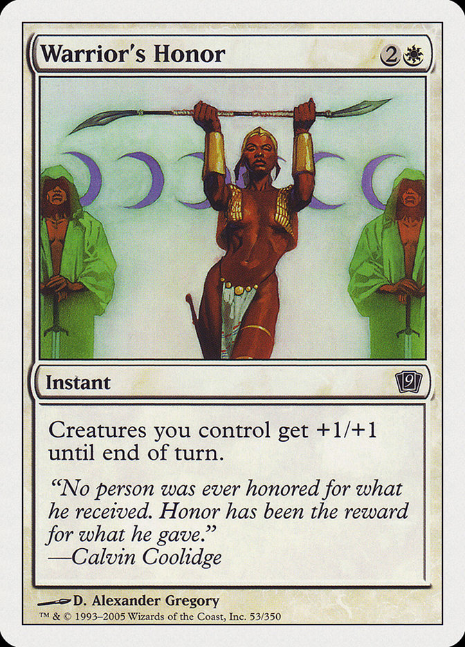 Warrior's Honor [Ninth Edition] | Game Haven TX