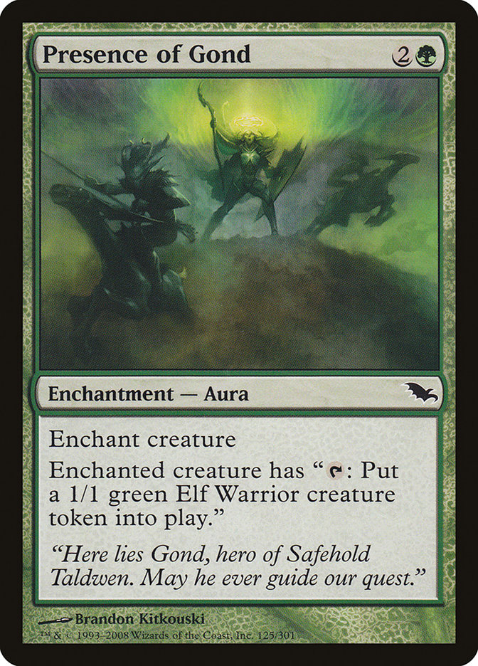 Presence of Gond [Shadowmoor] | Game Haven TX