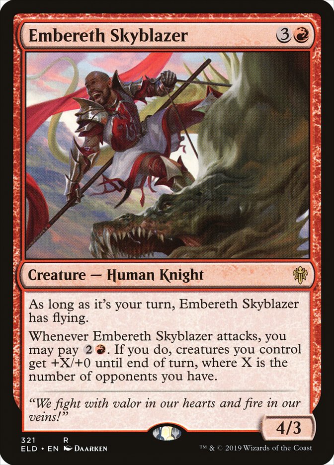 Embereth Skyblazer [Throne of Eldraine] | Game Haven TX