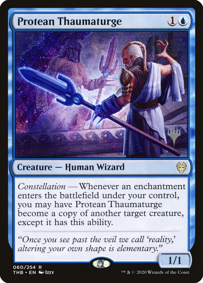 Protean Thaumaturge (Promo Pack) [Theros Beyond Death Promos] | Game Haven TX