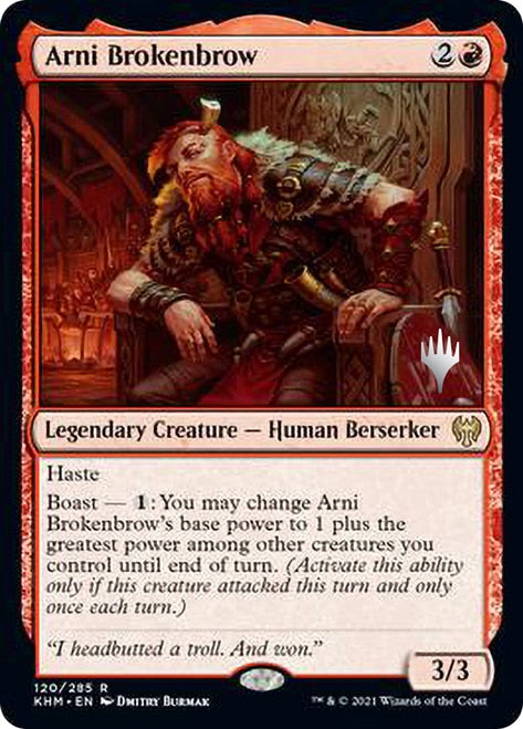 Arni Brokenbrow [Kaldheim Promo Pack] | Game Haven TX