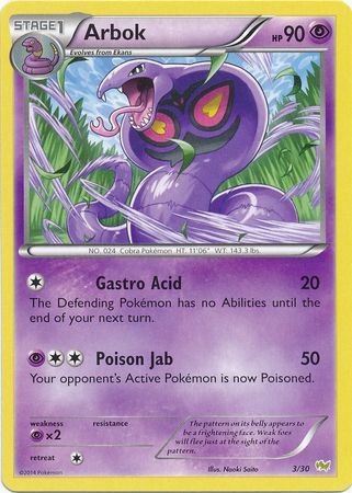 Arbok (3/30) [XY: Trainer Kit - Noivern] | Game Haven TX
