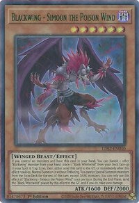 Blackwing - Simoon the Poison Wind (Green) [LDS2-EN040] Ultra Rare | Game Haven TX
