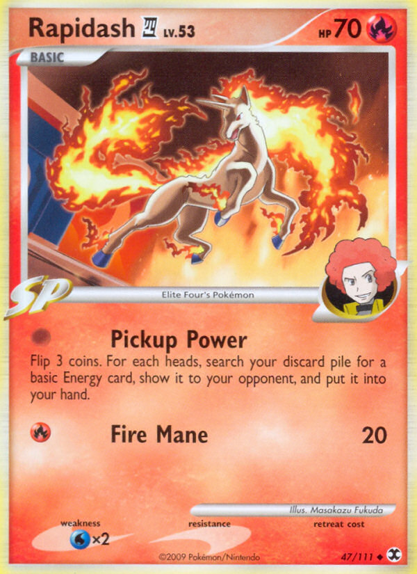 Rapidash (47/111) [Platinum: Rising Rivals] | Game Haven TX