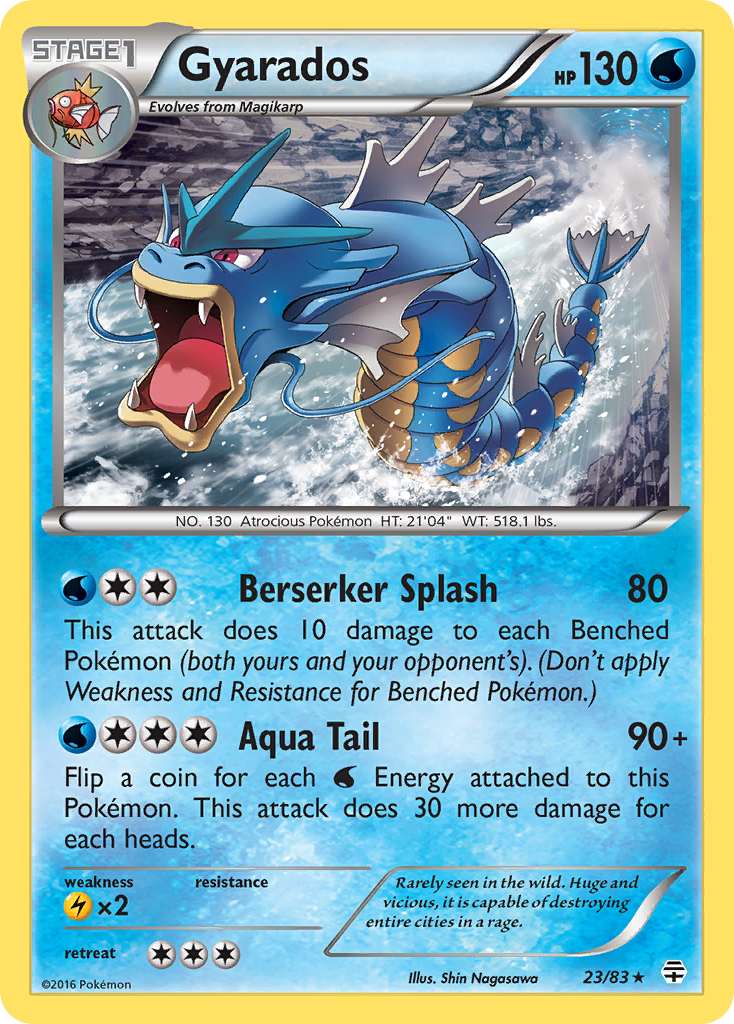 Gyarados (23/83) [XY: Generations] | Game Haven TX