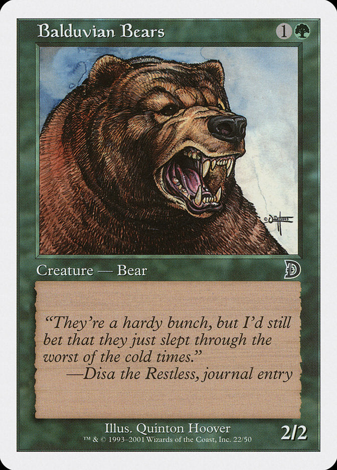 Balduvian Bears [Deckmasters] | Game Haven TX