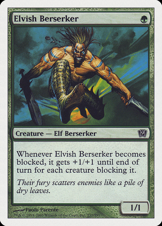 Elvish Berserker [Ninth Edition] | Game Haven TX