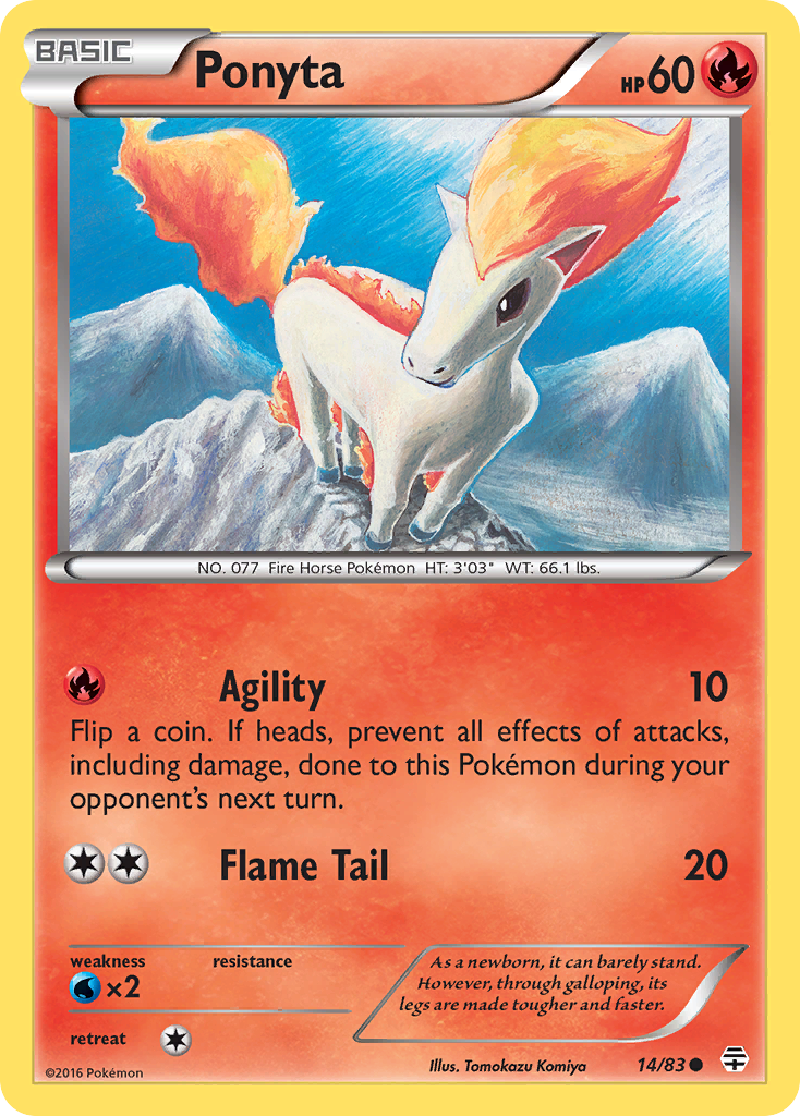 Ponyta (14/83) [XY: Generations] | Game Haven TX