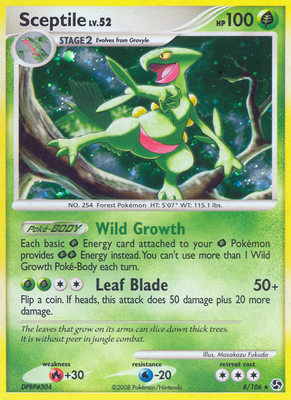 Sceptile (8/106) [Diamond & Pearl: Great Encounters] | Game Haven TX