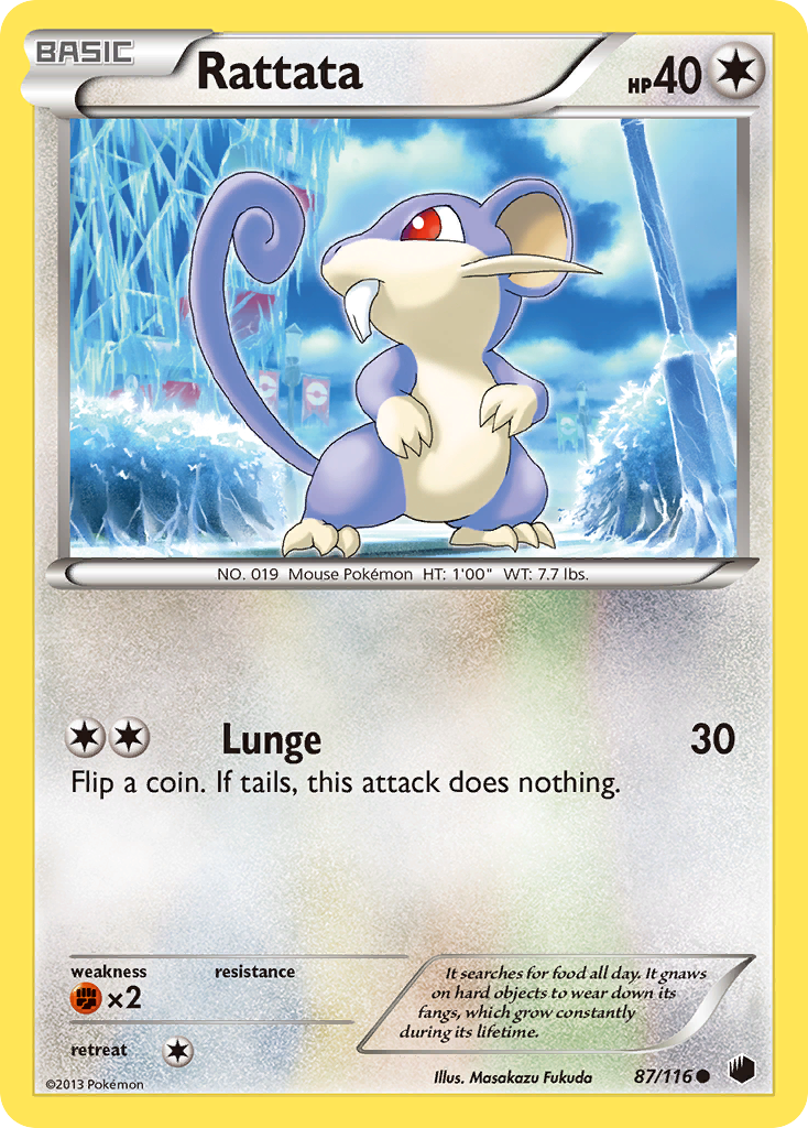 Rattata (87/116) [Black & White: Plasma Freeze] | Game Haven TX