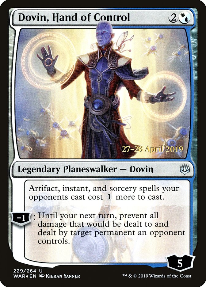 Dovin, Hand of Control [War of the Spark Promos] | Game Haven TX