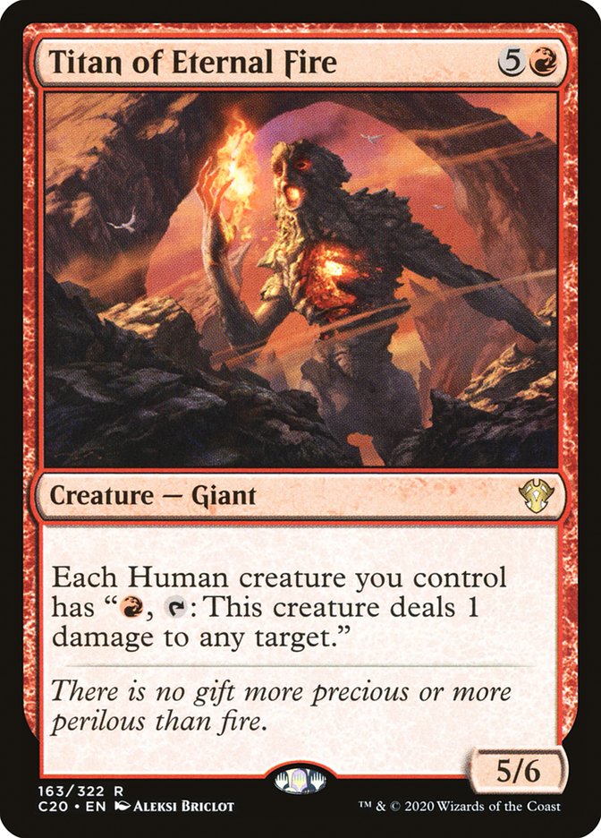 Titan of Eternal Fire [Commander 2020] | Game Haven TX