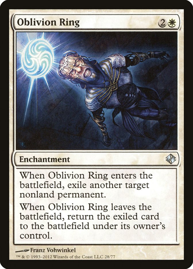 Oblivion Ring [Duel Decks: Venser vs. Koth] | Game Haven TX