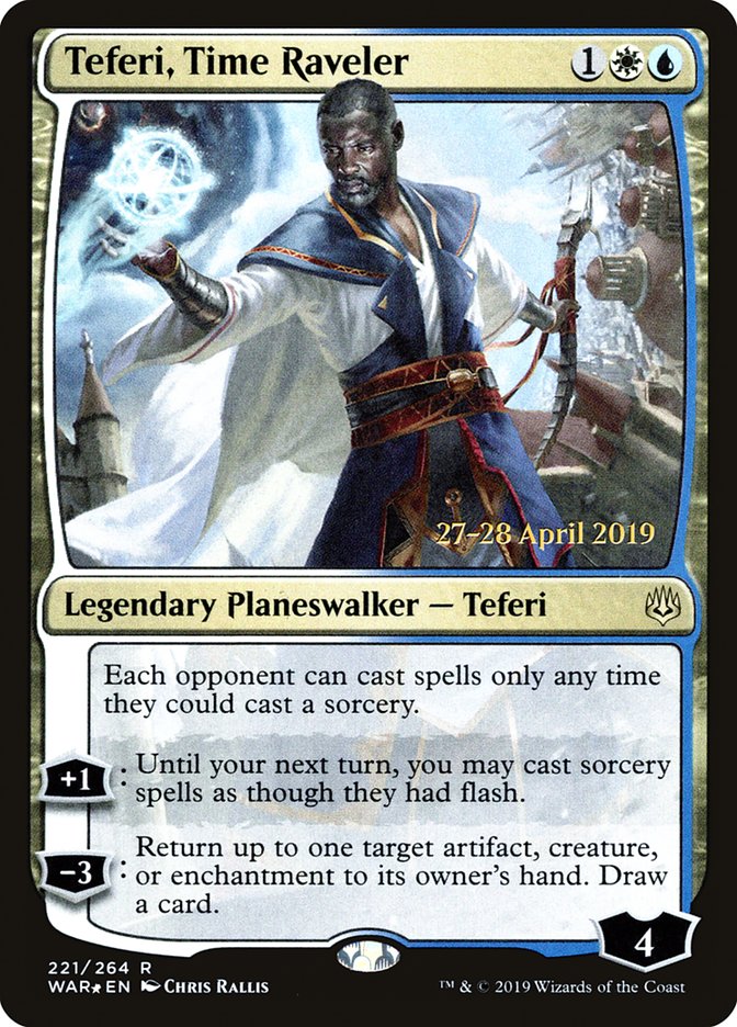 Teferi, Time Raveler [War of the Spark Promos] | Game Haven TX