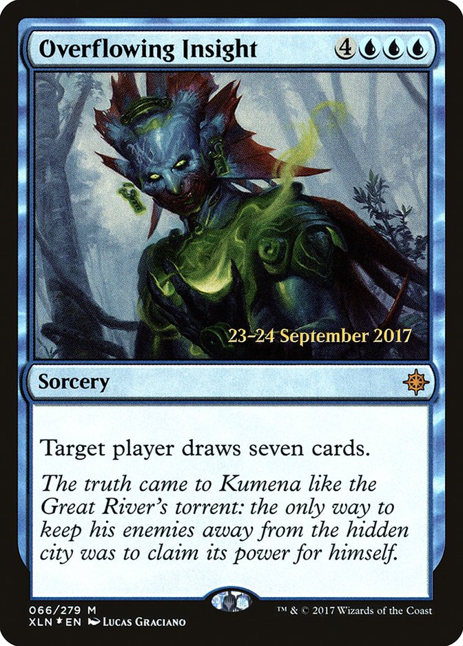 Overflowing Insight [Ixalan Promos] | Game Haven TX
