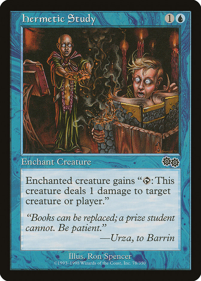 Hermetic Study [Urza's Saga] | Game Haven TX