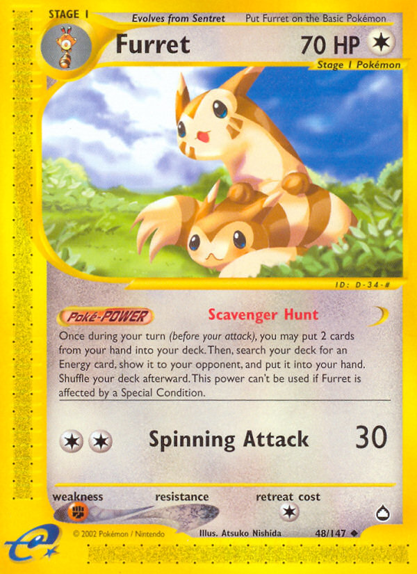 Furret (48/147) [Aquapolis] | Game Haven TX