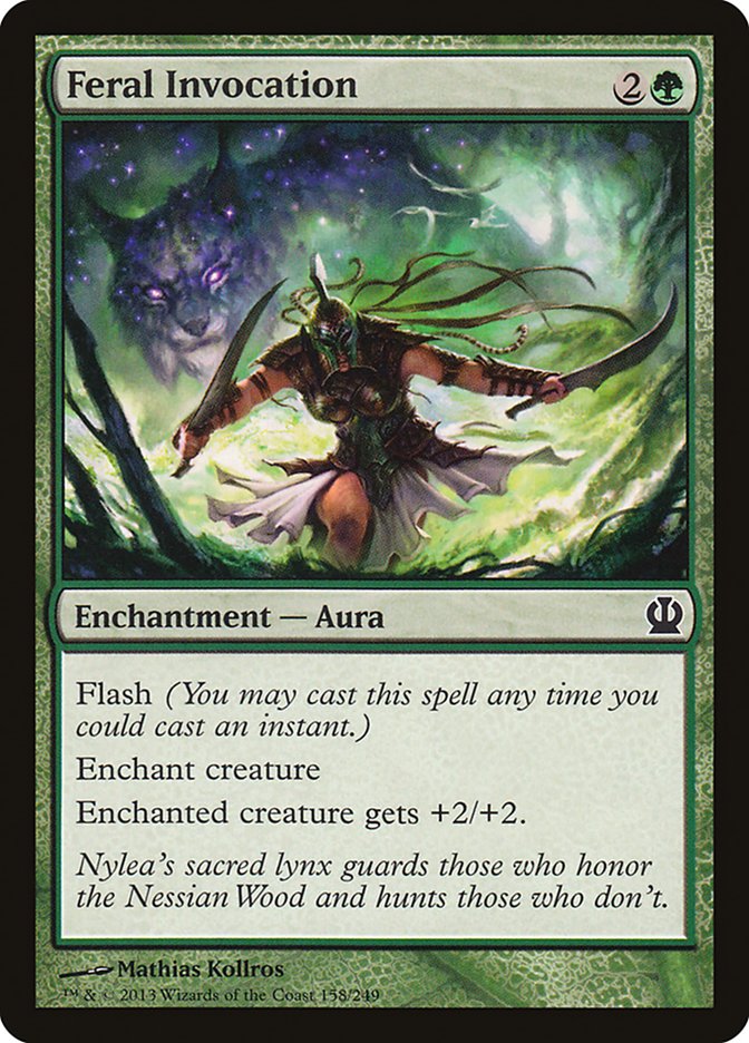 Feral Invocation [Theros] | Game Haven TX