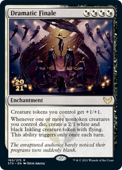 Dramatic Finale (Prerelease) [Strixhaven: School of Mages Prerelease Promos] | Game Haven TX