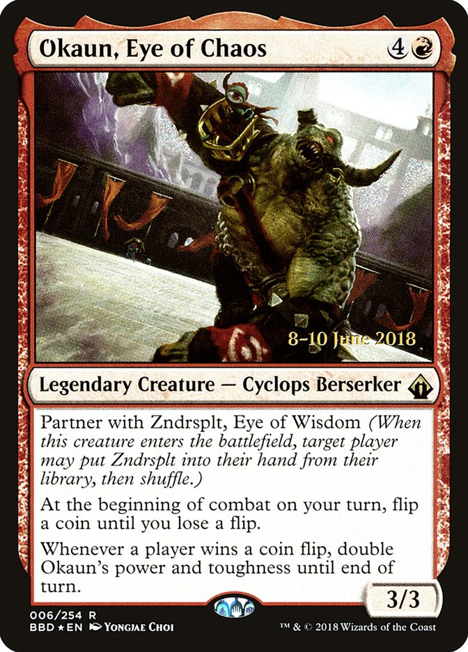 Okaun, Eye of Chaos [Battlebond Promos] | Game Haven TX
