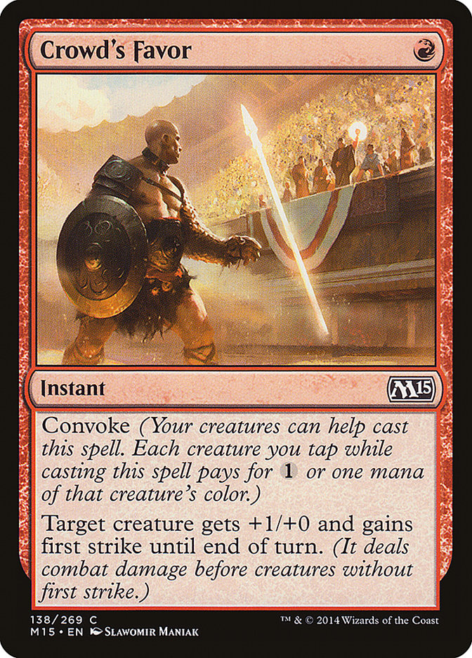 Crowd's Favor [Magic 2015] | Game Haven TX