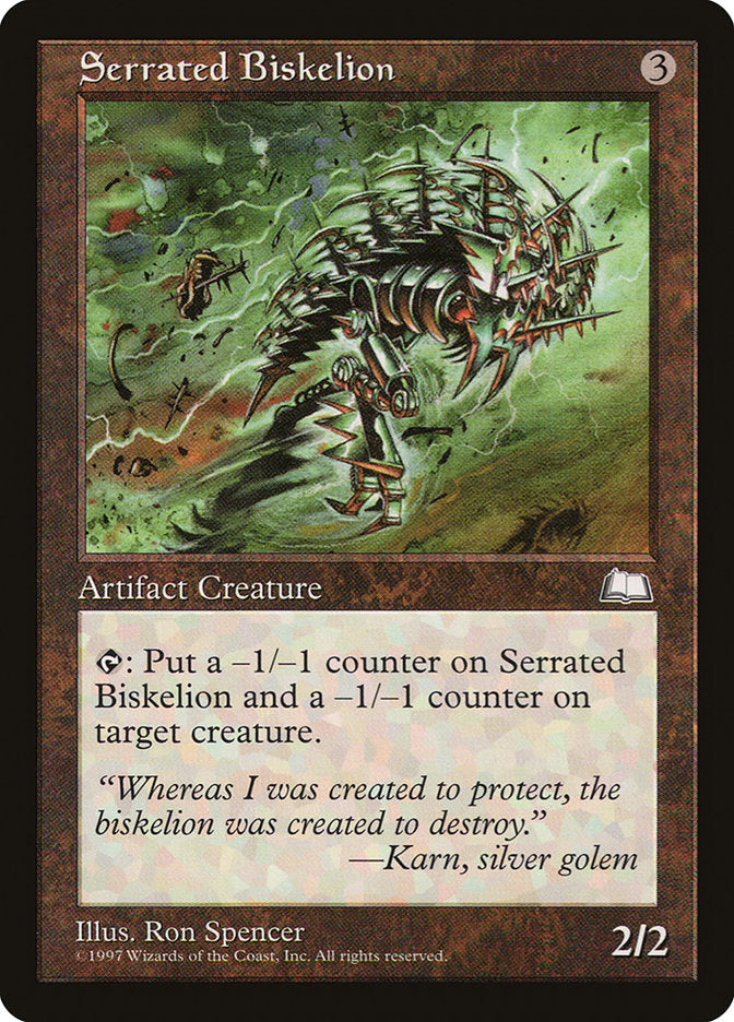 Serrated Biskelion [Weatherlight] | Game Haven TX