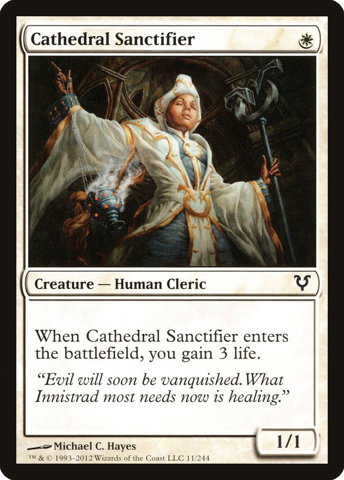 Cathedral Sanctifier [Avacyn Restored] | Game Haven TX