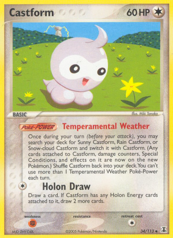 Castform (34/113) [EX: Delta Species] | Game Haven TX