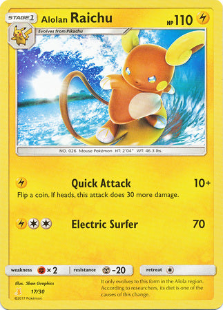 Alolan Raichu (17/30) [Sun & Moon: Trainer Kit - Alolan Raichu] | Game Haven TX
