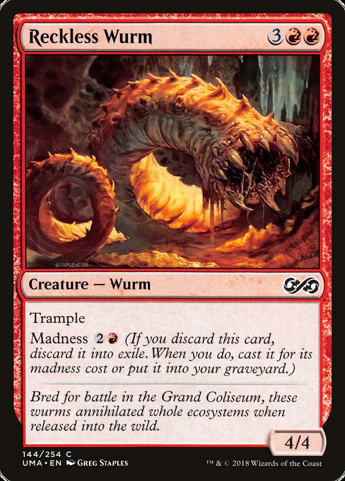 Reckless Wurm [Ultimate Masters] | Game Haven TX