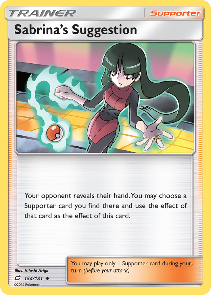 Sabrina's Suggestion (154/181) [Sun & Moon: Team Up] | Game Haven TX