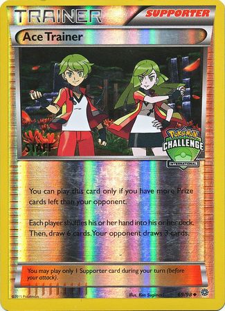 Ace Trainer (69/98) (International Challenge Promo Staff) [XY: Ancient Origins] | Game Haven TX