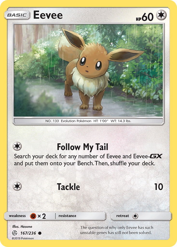 Eevee (167/236) [Sun & Moon: Cosmic Eclipse] | Game Haven TX