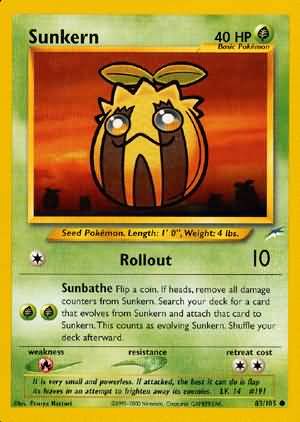 Sunkern (83/105) [Neo Destiny Unlimited] | Game Haven TX