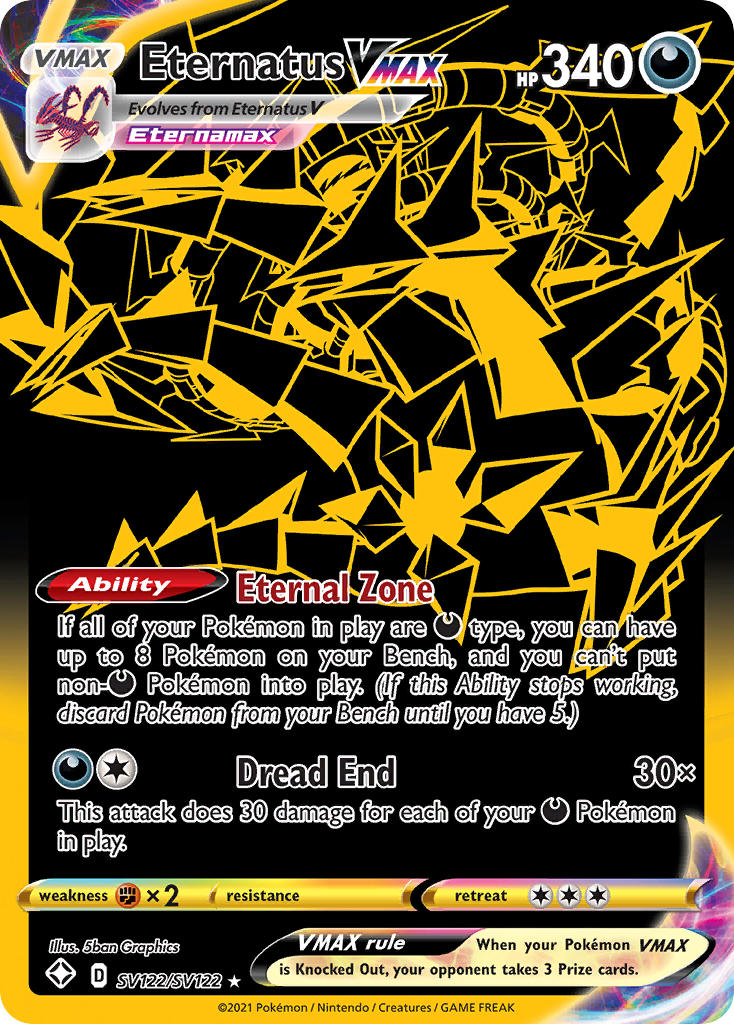 Eternatus VMAX (SV122/SV122) [Sword & Shield: Shining Fates] | Game Haven TX