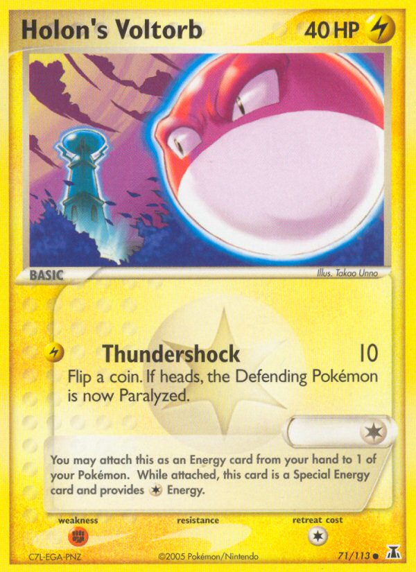 Holon's Voltorb (71/113) [EX: Delta Species] | Game Haven TX