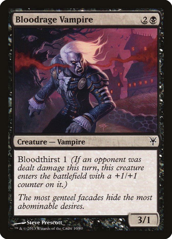 Bloodrage Vampire [Duel Decks: Sorin vs. Tibalt] | Game Haven TX