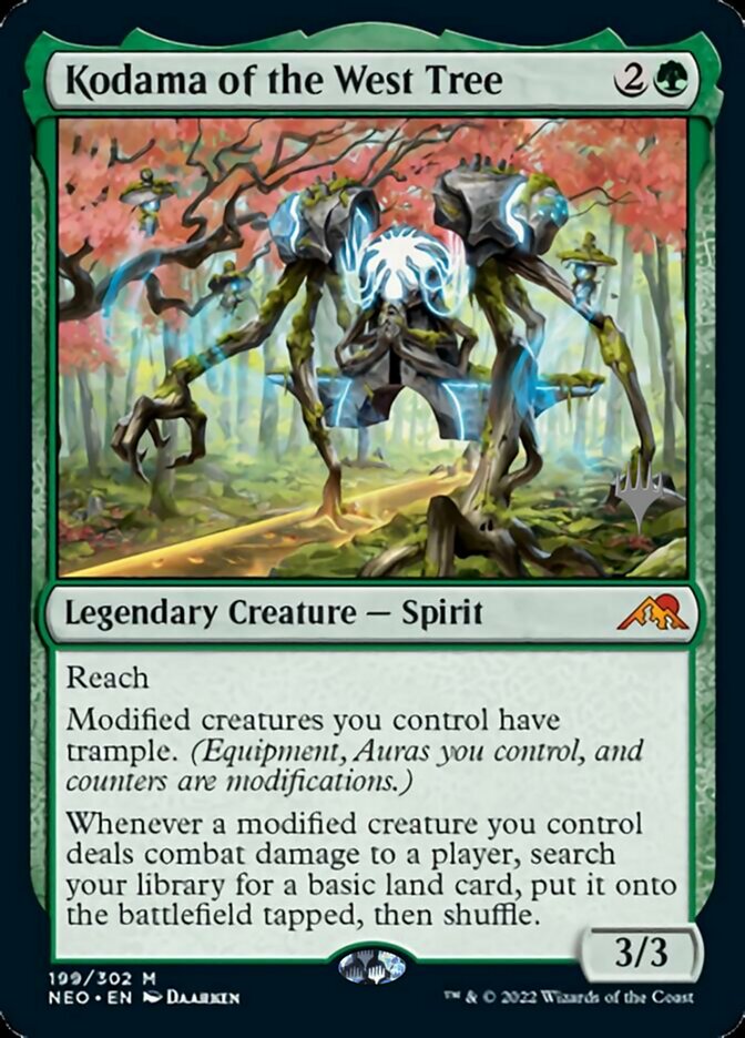 Kodama of the West Tree (Promo Pack) [Kamigawa: Neon Dynasty Promos] | Game Haven TX