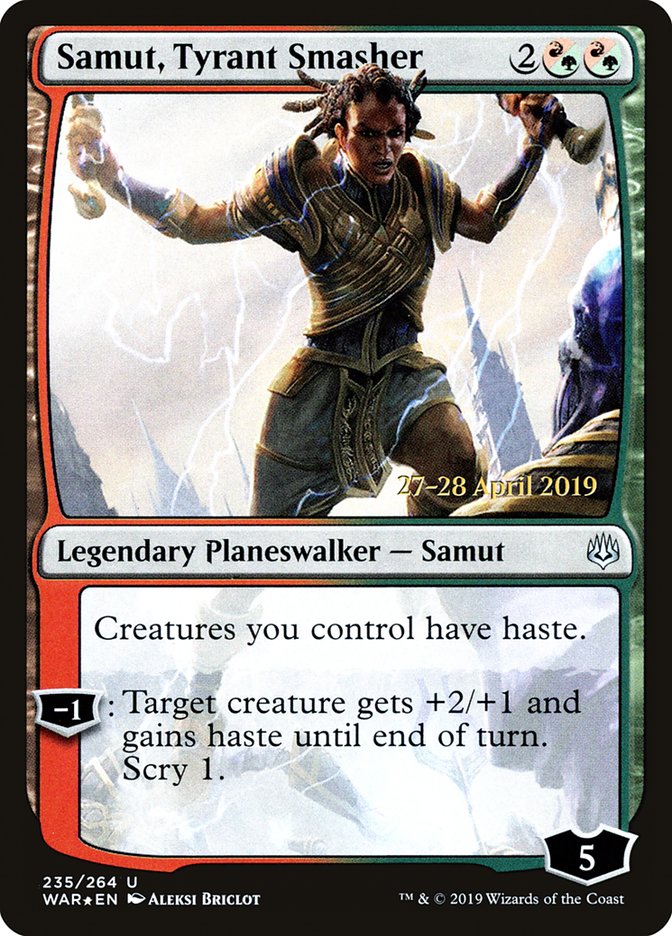 Samut, Tyrant Smasher [War of the Spark Promos] | Game Haven TX