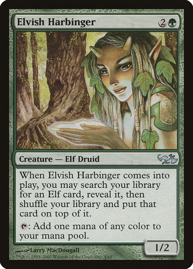 Elvish Harbinger [Duel Decks: Elves vs. Goblins] | Game Haven TX