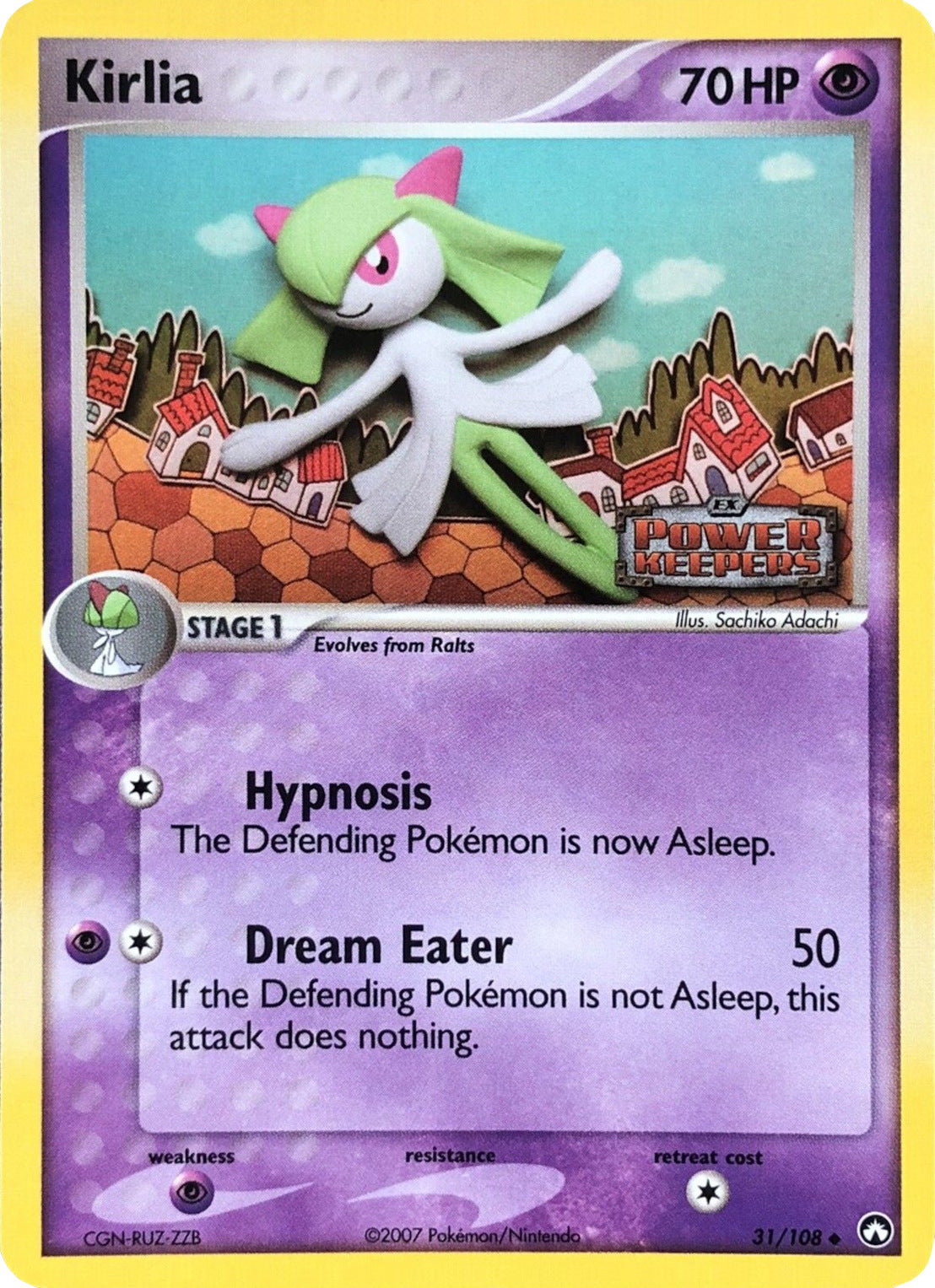 Kirlia (31/108) (Stamped) [EX: Power Keepers] | Game Haven TX