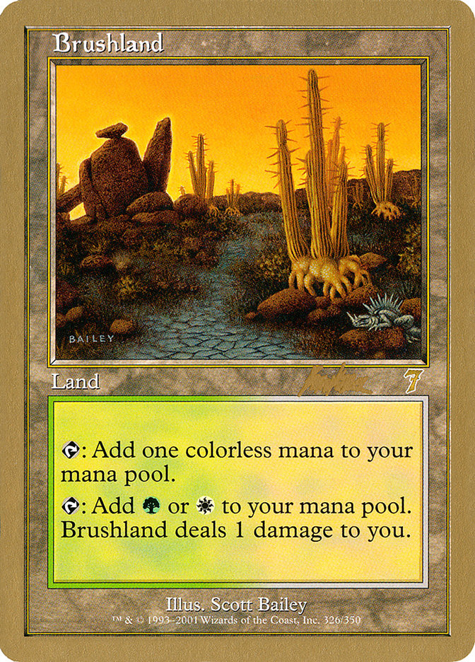 Brushland (Brian Kibler) [World Championship Decks 2002] | Game Haven TX