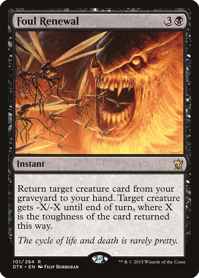 Foul Renewal [Dragons of Tarkir] | Game Haven TX