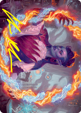 Rootha, Mercurial Artist Art Card (Gold-Stamped Signature) [Strixhaven: School of Mages Art Series] | Game Haven TX