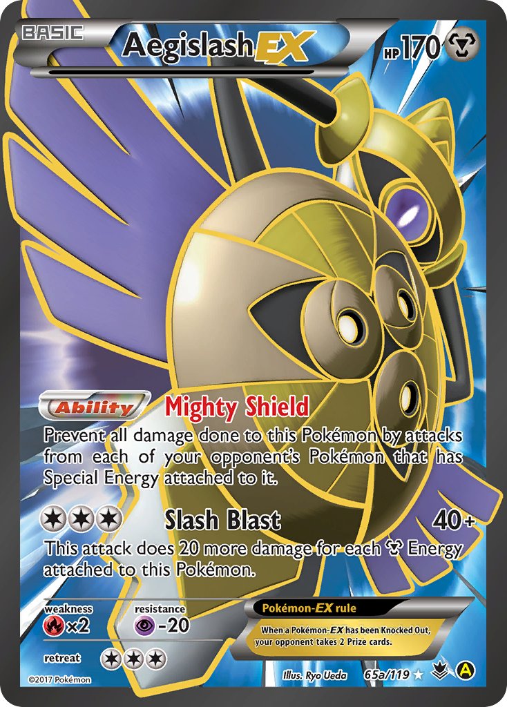Aegislash EX (65a/119) [Alternate Art Promos] | Game Haven TX