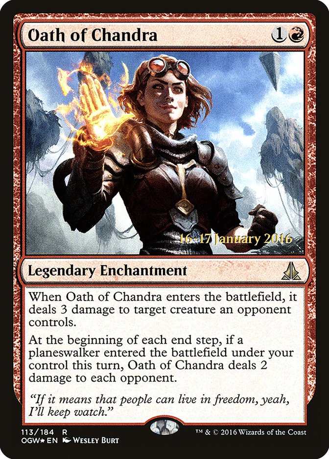 Oath of Chandra [Oath of the Gatewatch Promos] | Game Haven TX