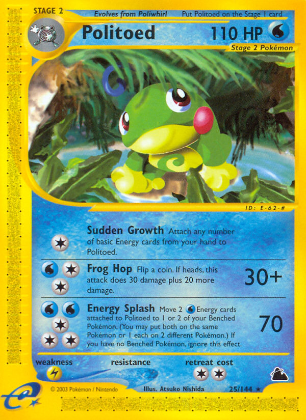 Politoed (25/144) [Skyridge] | Game Haven TX
