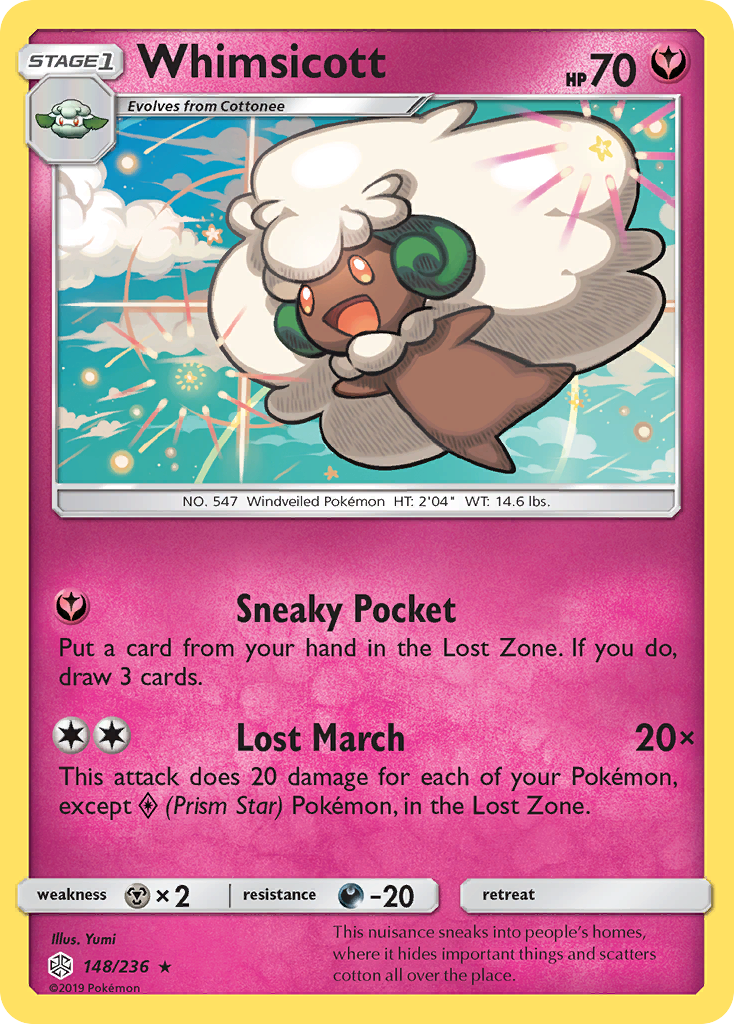Whimsicott (148/236) [Sun & Moon: Cosmic Eclipse] | Game Haven TX