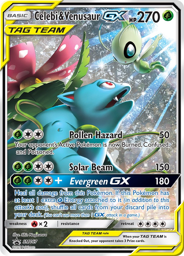 Celebi & Venusaur GX (SM167) [Sun & Moon: Black Star Promos] | Game Haven TX